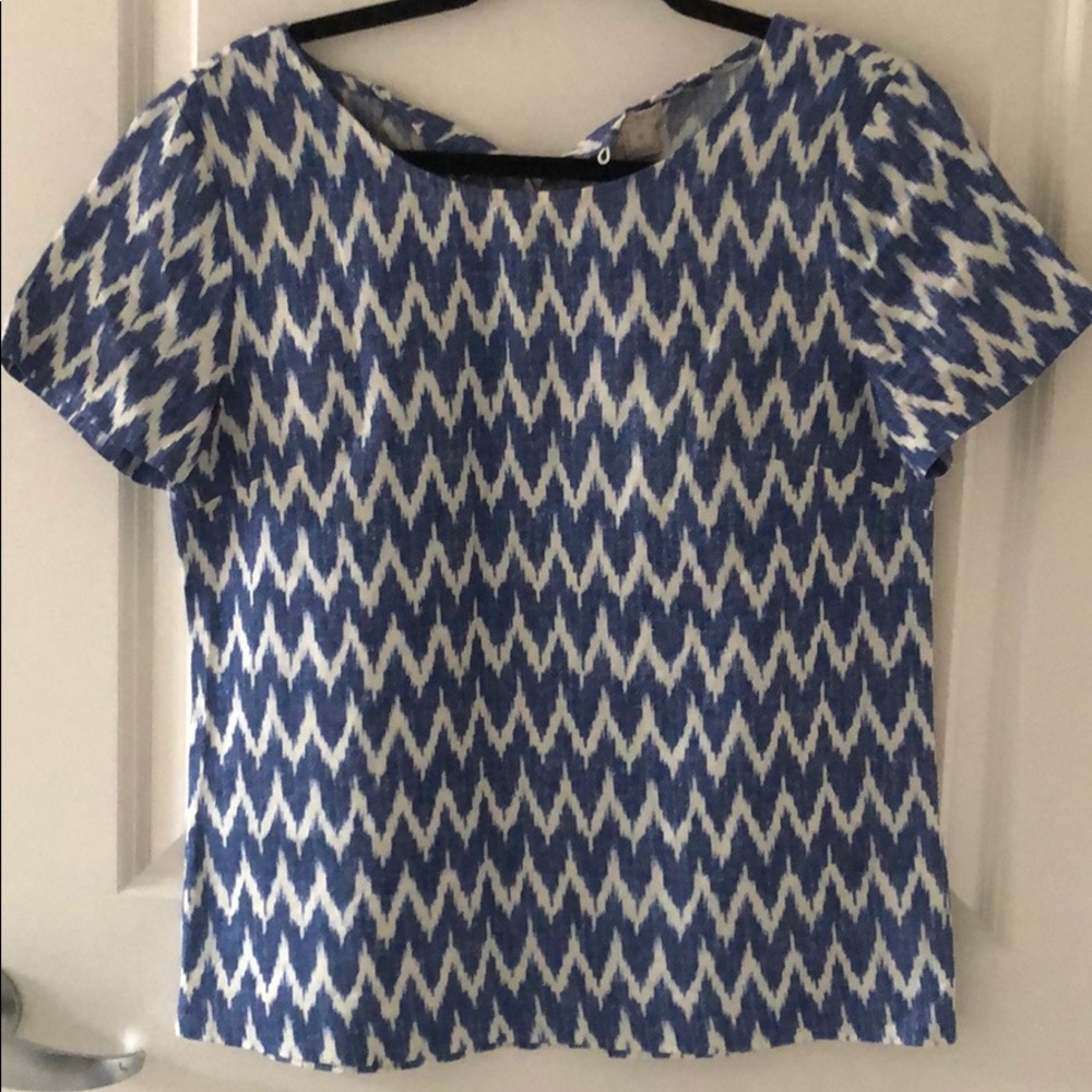 NWOT J.Crew Shortsleeve Work Blouse